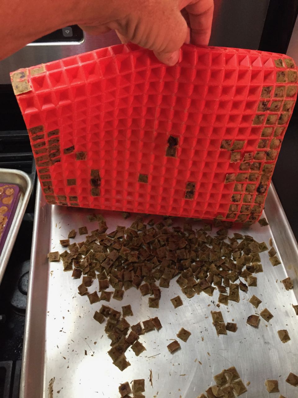 No More Cutting! Make 500 Non-Crumbly Dog Treats From a Pyramid Mold -  eileenanddogs